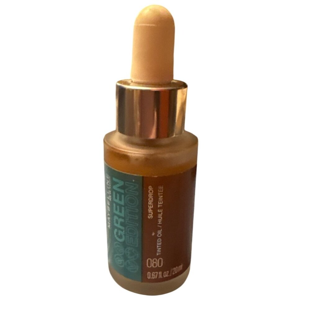 Maybelline Tinted Oil #080 Dark Green Edition Superdrop Jojoba Marula